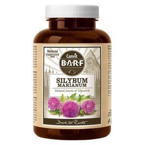 Canvit Silybum Marianum – supliment nutritiv pentru sustinerea functiei hepatice pentru caini, 150 g