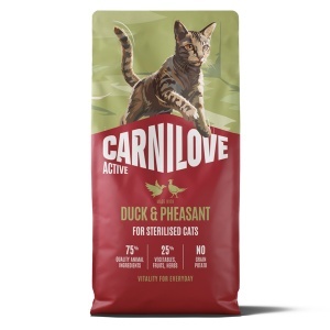Carnilove Active Cat Dry Duck & Pheasat Sterilised Adult All Breeds – Hrana uscata pentru pisici adulte sterilizate cu rata si fazan - Img 3