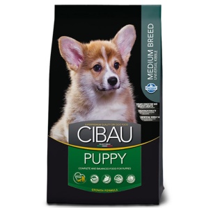 Cibau Puppy Medium 12kg – Hrana uscata completa pentru puii de caine de talie medie