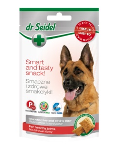 Dr Seidel Snack Joint – Gustari cu Glucozamina si Gheara Diavolului pentru articulatii sanatoase la caini