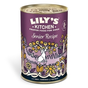 Lily's Kitchen For Dogs Senior – Hrana umeda completa cu curcan pentru caini seniori, 400 g