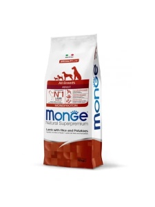 Monge Super Premium Adult Lamb, Rice & Potatoes - Hrana uscata superpremium cu Miel si Orez pentru caini adulti - Img 2