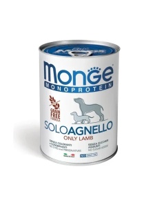 Monge Super Premium Monoprotein Pate 100% Lamb - Hrana umeda completa tip pateu cu miel pentru caini adulti - Img 2