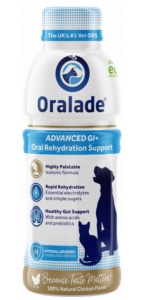 Oralade GI Support 500ml- Solutie orala gata preparata, cu aroma naturala de pui, destinata rehidratarii cainilor si pisicilor cu sensibilitati gastrointestinale