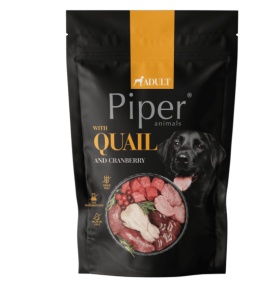 Piper – Hrana umeda cu prepelita si merisor pentru caini adulti, 500g