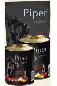Piper - Hrana umeda cu carne de vita si cartofi pentru caini adulti