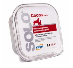 Solo Hrana Umeda Monoproteica cu Cocos 100g