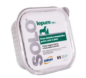 Solo Hrana Umeda Monoproteica cu Iepure 300g