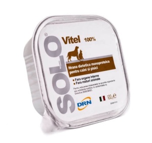 Solo Hrana Umeda Monoproteica cu Vitel 100g