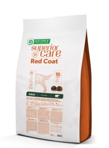 Superior Care Red Coat Grain Free Adult All Breed cu Miel - Hrana uscata super premium pentru caini adulti cu cu blana roscata sau brun-roscata