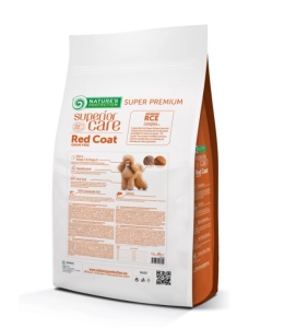 Superior Care Red Coat Grain Free Adult Small&Mini Breeds cu Somon - Hrana uscata super premium destinata cainilor adulti de talie mica cu blana roscata sau brun-roscata - Img 2