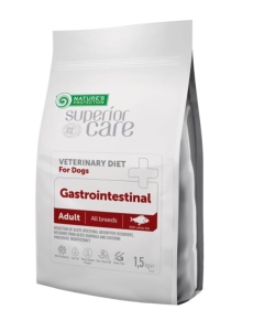 Superior Care Veterinary Diet Gastrointestinal Adult All Breeds cu Peste Alb - Hrana uscata dietetica super premium destinata cainilor adulti cu sensibilitate digestiva