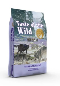 Taste of the Wild Sierra Mountain Dog - Hrana uscata Super Premium fara cereale monoproteica cu miel