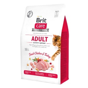 Brit Care GF Cat Adult Activity Support - Hrana uscata fara cereale cu curcan si pui pentru pisici adulte active de exterior - Img 3