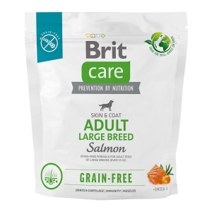 Brit Care GF Dog Adult Large Breed - Hrana uscata fara cereale cu somon si cartofi pentru caini adulti de talie mare (peste 25kg)