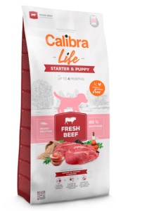 Calibra Dog Life Starter & Puppy Fresh Beef -Hrana uscata pentru pui de caine si femele gestante/lactante