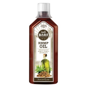 Canvit Barf Hemp Oil – Ulei din semințe de cânepă, hrană complementară pentru câini, 500 ml