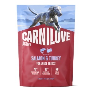 Carnilove Active Dog Dry Salmon & Turkey Adult Large Breeds - Hrana uscata pentru caini adulti de talie mare, cu somon si curcan - Img 3