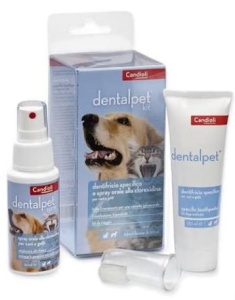 DentalPet Kit pentru Igiena Orala – Pasta de dinti, Spray oral si Degetar pentru caini si pisici