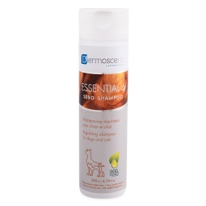 Dermoscent Essential 6 Sebo Shampoo – Sampon pentru reglarea sebumului, caini si pisici, 200 ml