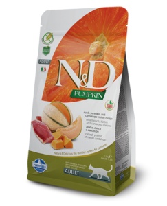 Farmina N&D Pumpkin Cat Adult Duck & Cantaloupe Melon 1.5kg – Hrana uscata completa fara cereale pentru pisici adulte
