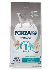 FORZA 10 Maxi Adult Fish – Hrana uscata pentru caini adulti de talie mare cu peste, 12kg