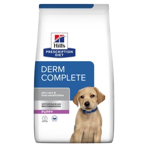 Hill's PD Derm Complete Puppy – Hrana dietetica cu proteina din ou pentru sensibilitati cutanate si alimentare