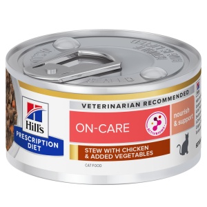 Hill's PD Feline On-Care- Hrana umeda dietetica cu pui si legume pentru convalescenta si recuperare, 82g