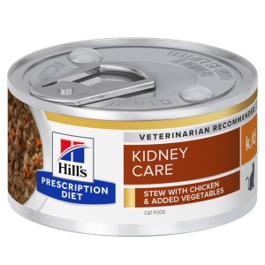 Hill's PD k/d Kidney Care Tocanita cu Pui si Legume – Hrana umeda pentru insuficienta renala 82g