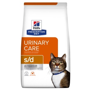 Hill's Prescription Diet s/d – Hrana dietetica cu pui pentru dizolvarea calculilor de struvit