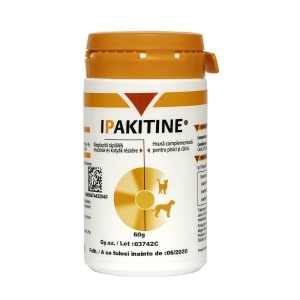 Ipakitine - pulbere orala pentru sustinerea functiei renale pentru caini si pisici 60gr