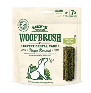 Lily’s Kitchen Woofbrush Small – Baton Dentar Natural pentru Caini de Talie Mica, 7 buc