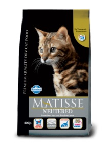 Matisse Neutered cu Pui – Hrana uscata completa pentru pisici sterilizate