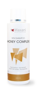 Maxani Honey sampon complex pentru piele - Sampon dermatologic hidratant pentru piele uscata si foarte uscata la caini si pisici, 200 ml
