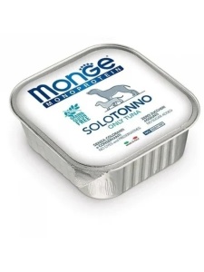 Monge Super Premium Monoprotein Pate 100% Tuna - Hrana umeda completa tip pateu cu ton pentru caini adulti