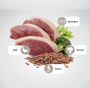 N&D Quinoa Neutered – Hrana uscata cu rata pentru pisici sterilizate, 1.5 kg - Img 2