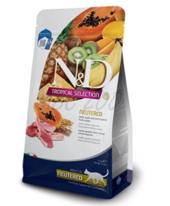 N&D Tropical Selection Neutered Pui si Fructe Tropicale – Hrana uscata pentru pisici sterilizate - Img 2