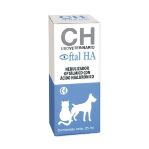 Oftal HA Nebulizator- solutie pentru lavaj si curatare oculara pentru caini si pisici, 25 ml