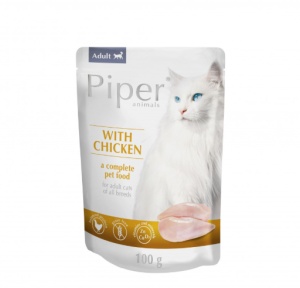Piper – Hrana umeda cu piept de pui pentru pisici adulte, 100g