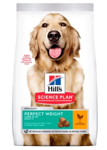 SP CANINE ADULT PERFECT WEIGHT LB CHK - Hrana uscata cu pui pentru caini adulti de talie mare cu tendinta de ingrasare, 12kg