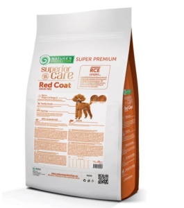 Superior Care Red Coat Grain Free Junior Small&Mini Breeds cu Somon - Hrana uscata super premium pentru cainii juniori de toate rasele cu blana roscata sau brun-roscata, 1.5kg - Img 2