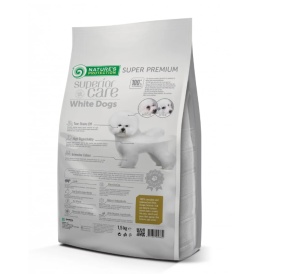 Superior Care White Dogs Small&Mini Breeds Adult cu Miel - Hrana uscata completa Super Premium, destinata cainilor adulti de talie mica (1–10 kg), cu blana alba - Img 4