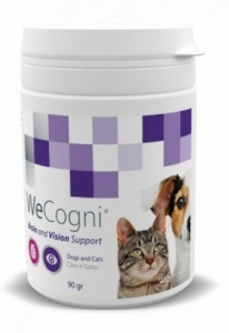 WeCogni Supliment pentru sustinerea functiei cognitive si a vederii la caini si pisici 90 gr
