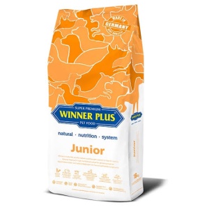 Winner Plus Junior – hrana completa pentru caini juniori, 18 kg