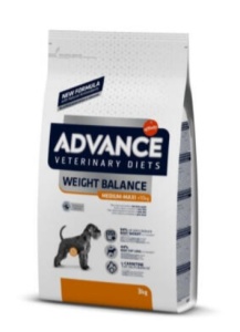 Advance Veterinary Diets Dog Weight Balance Medium - Maxi – Hrana dietetica uscata cu pui pentru controlul greutatii pentru caini de talie medie si mare - Img 1