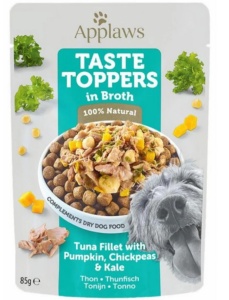Applaws Dog Adult – Ton si Vegetale in Supa, hrana umeda complementara, 85 g