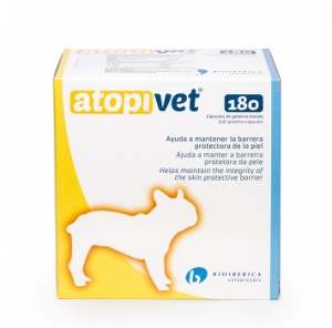 Atopivet - Supliment pentru refacerea barierei cutanate 180 Capsule