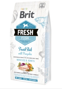 Brit Fresh Fish and Pumpkin Adult Large - Hrana uscata super premium cu peste proaspat si dovleac, pentru caini adulti de talie mare - Img 2
