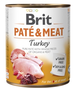 Brit Pate and Meat Turkey - Hrana umeda pentru caini cu curcan - Img 2