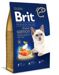 Brit Premium by Nature Cat Adult Salmon - Hrana uscata completa cu somon pentru pisici adulte - Img 4